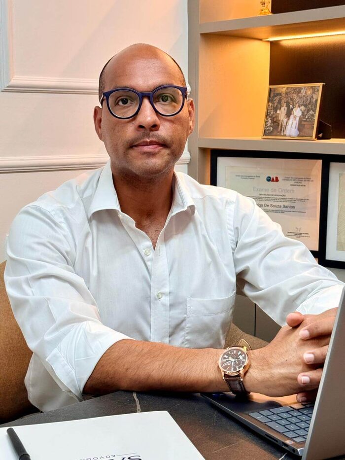 Rodrigo de Souza Santos, advogado responsável pela Santos Advocacia